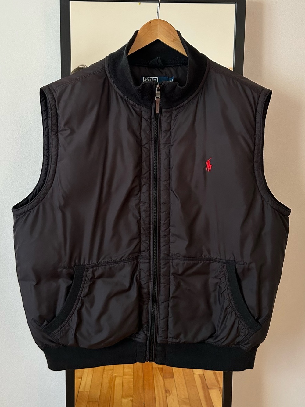 Vintage Polo Ralph Lauren Down Feather Puffer Vest Jacket Gilet gorpcore